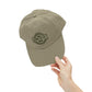 Distressed John Deere Logo Cap — Vintage Farm Equipment Baseball Hat