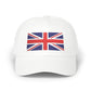 Union Jack Embroidered Dad Cap Hats Printify White One size