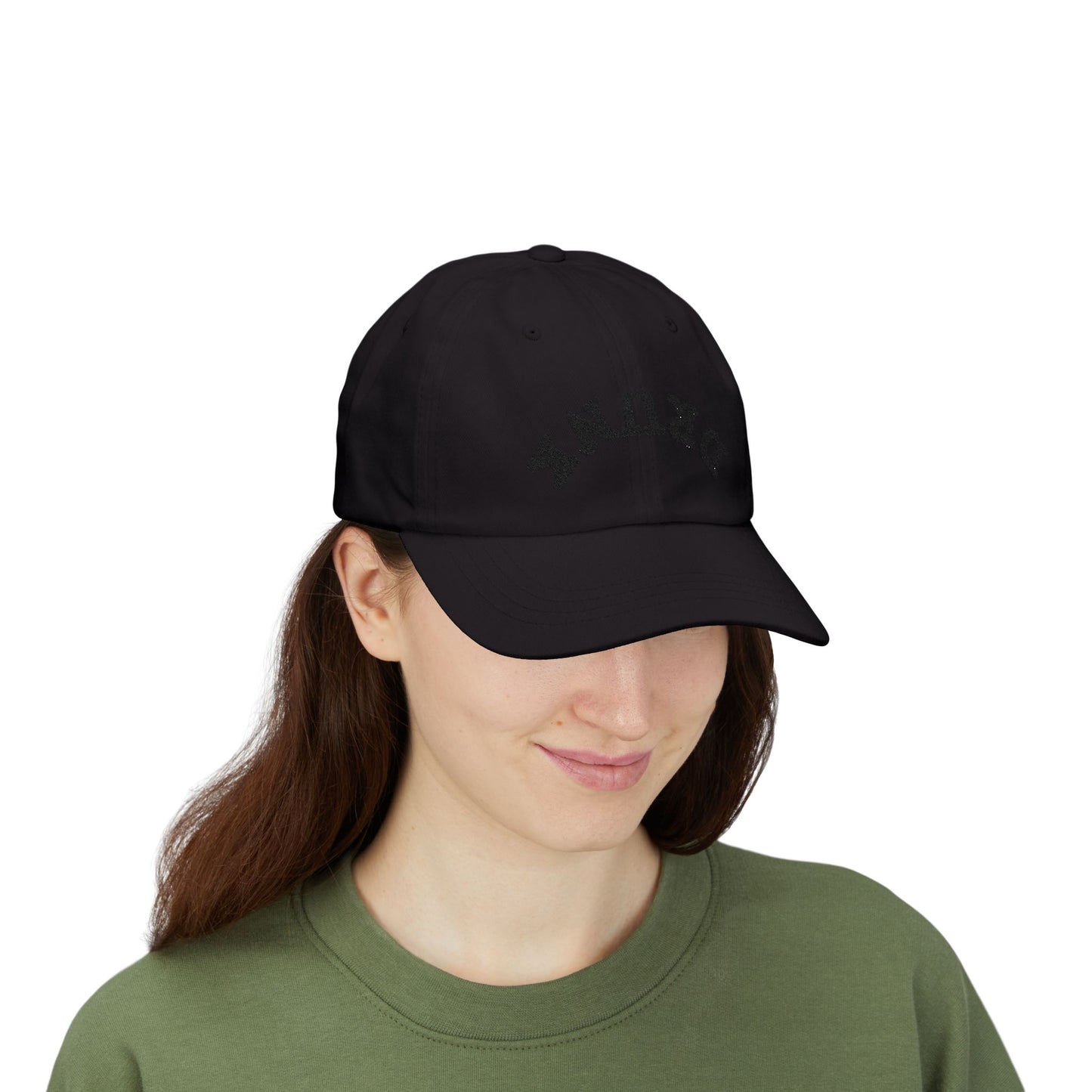Dad Cap – 'DRUNK' Arch Embroidered White Baseball Hat