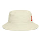 Cola Logo Brown Bucket Hat – Retro Soda-Inspired Summer Hat