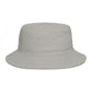 Red Pushpin Embroidered Bucket Hat - Minimal Casual Sun Hat