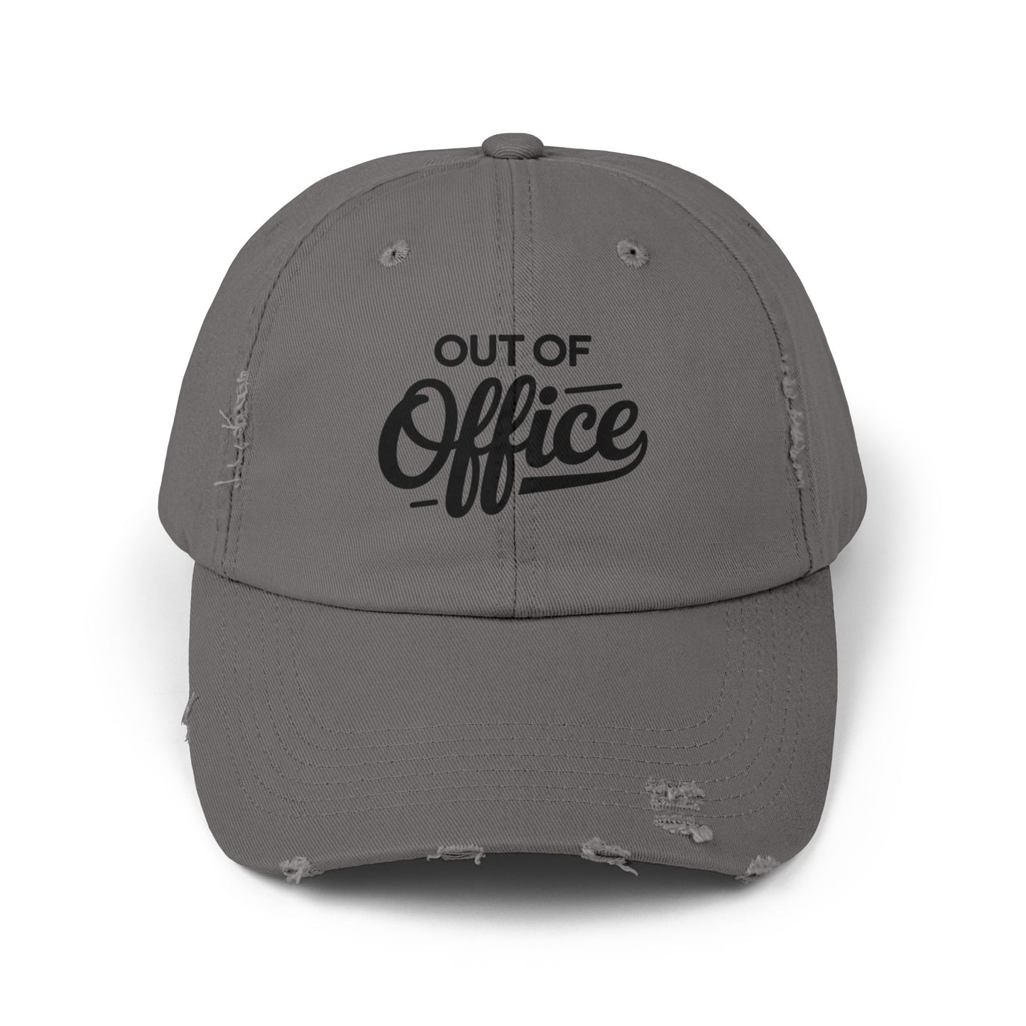 Unisex Distressed Cap Hats Printify Nickel One size