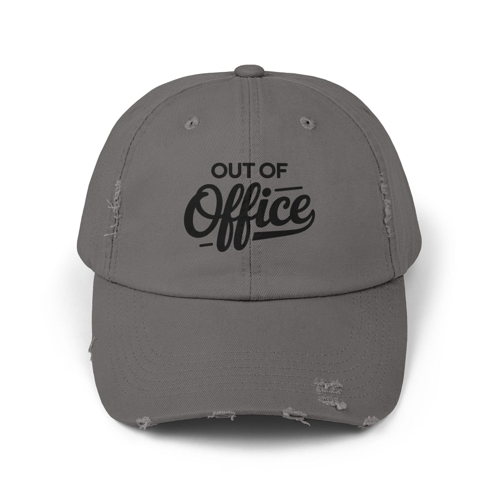 Unisex Distressed Cap Hats Printify Nickel One size