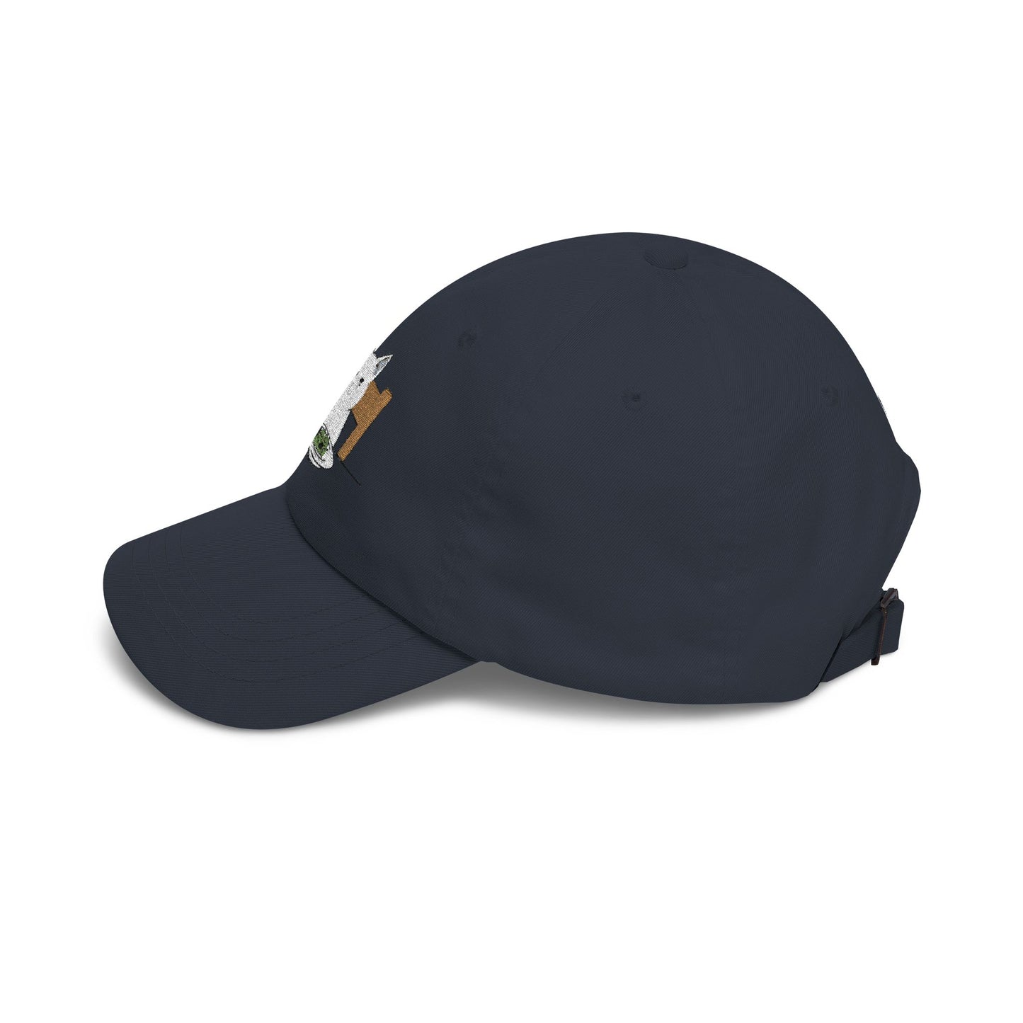 Dad Cap — Grumpy Cat at Dinner Embroidered Hat