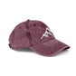 Vintage Embroidered Mountain Cap — Washed Red Dad Hat