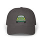 Vintage Green Beetle Dad Cap — Retro Car Baseball Hat Hats Printify Dark Grey One size