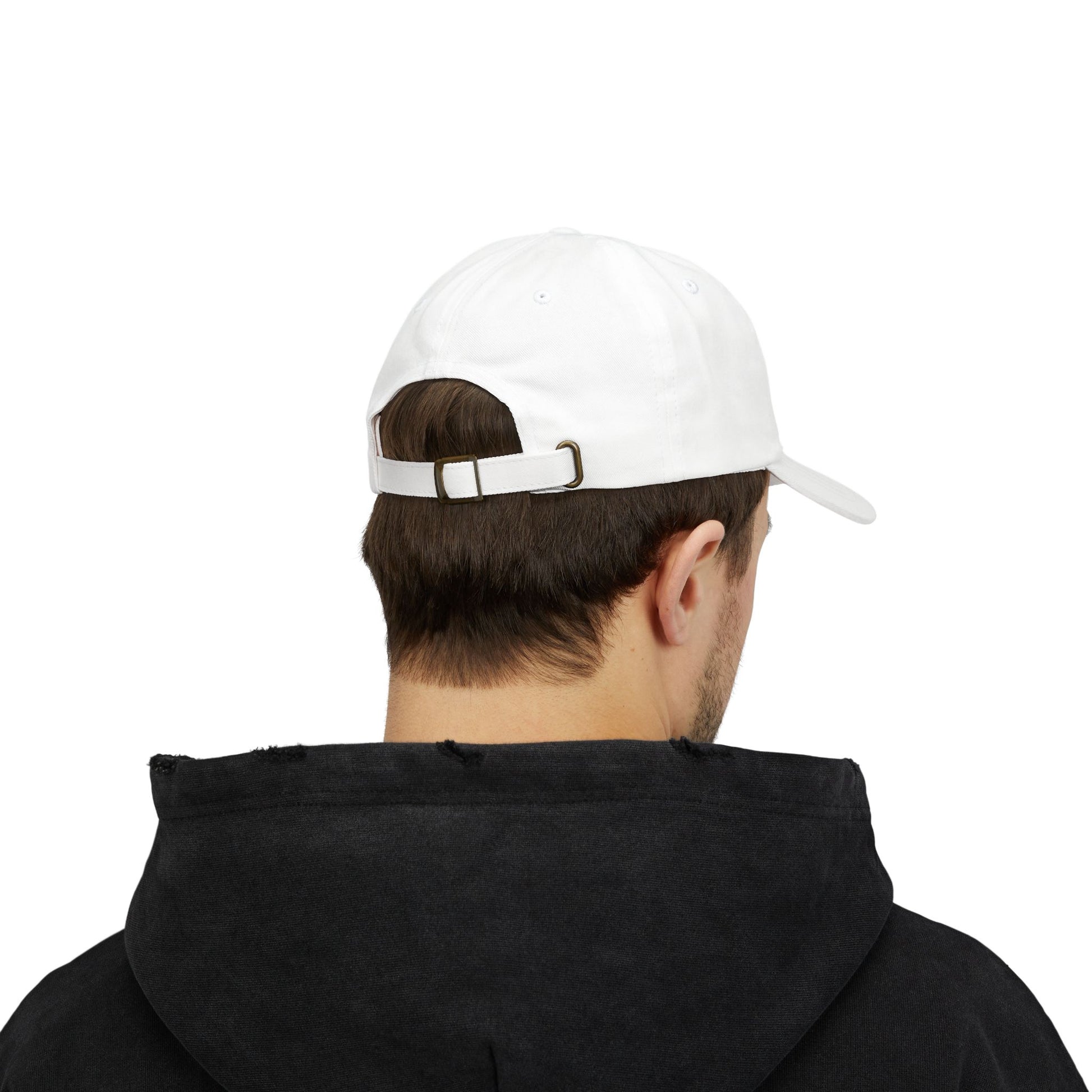 Dad Cap — Embroidered Fiery Lion Patch Baseball Hat Hats Printify