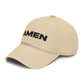 Amen Embroidered Washed Baseball Cap — Casual Faith Baseball Hat