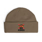 Cuff Beanie — 'No Kings' Streetwear Embroidered Beanie Hats Printify One size Walnut