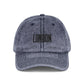 London Embroidered Vintage Cap — Washed Red Dad Hat Hats Printify One size Navy