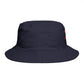 No Kings Bucket Hat — Rebellious Crown Graphic Cotton Bucket Hat