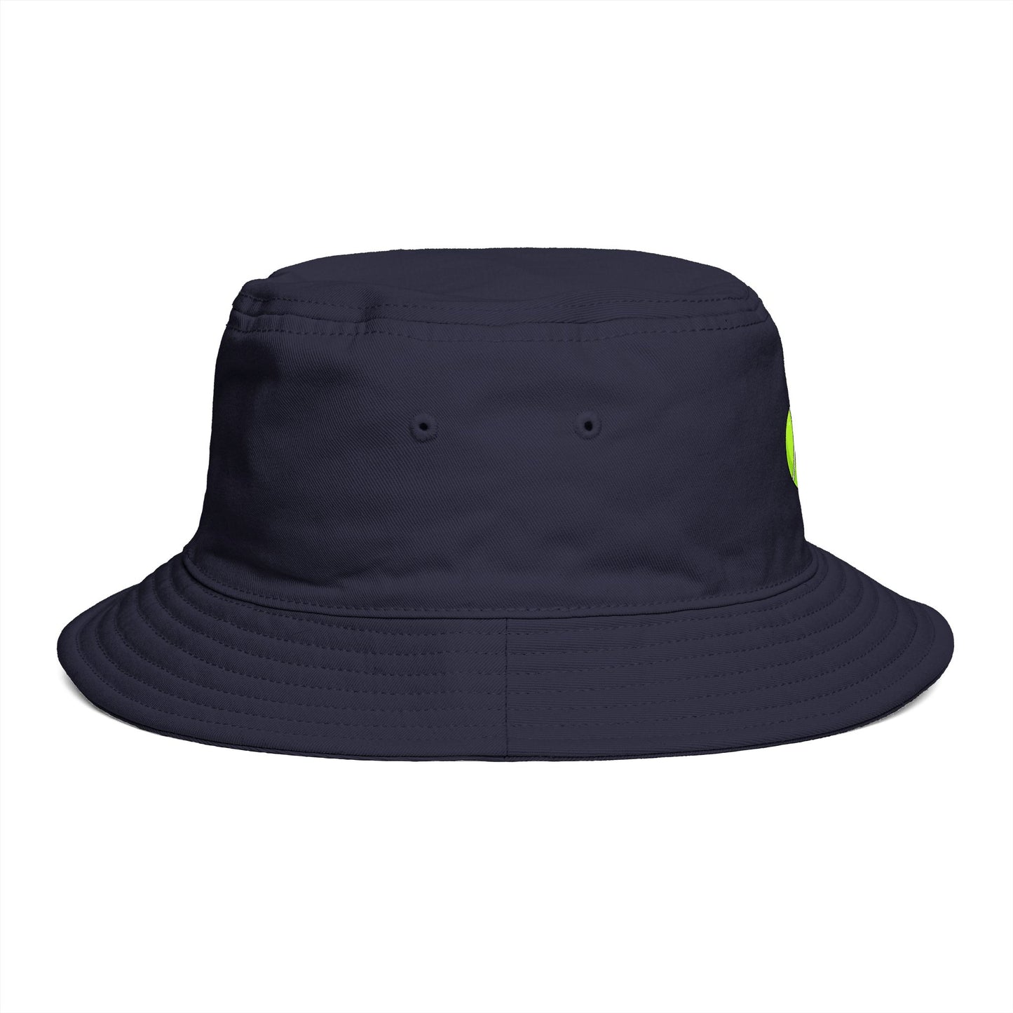 Tennis Ball Brown Bucket Hat — Retro Sport Casual Sun Hat