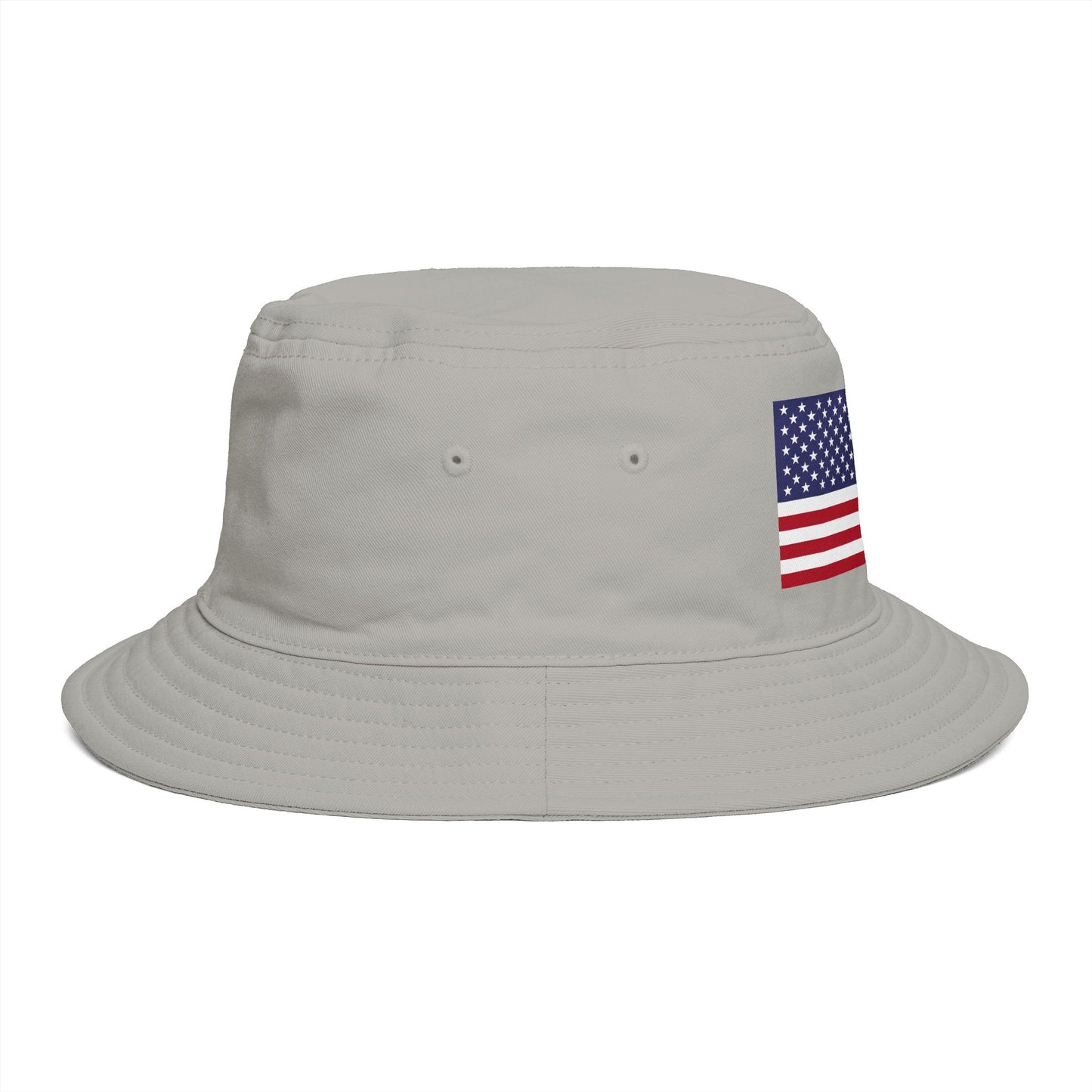 American Flag Bucket Hat — Patriotic USA Embroidered Sun Hat