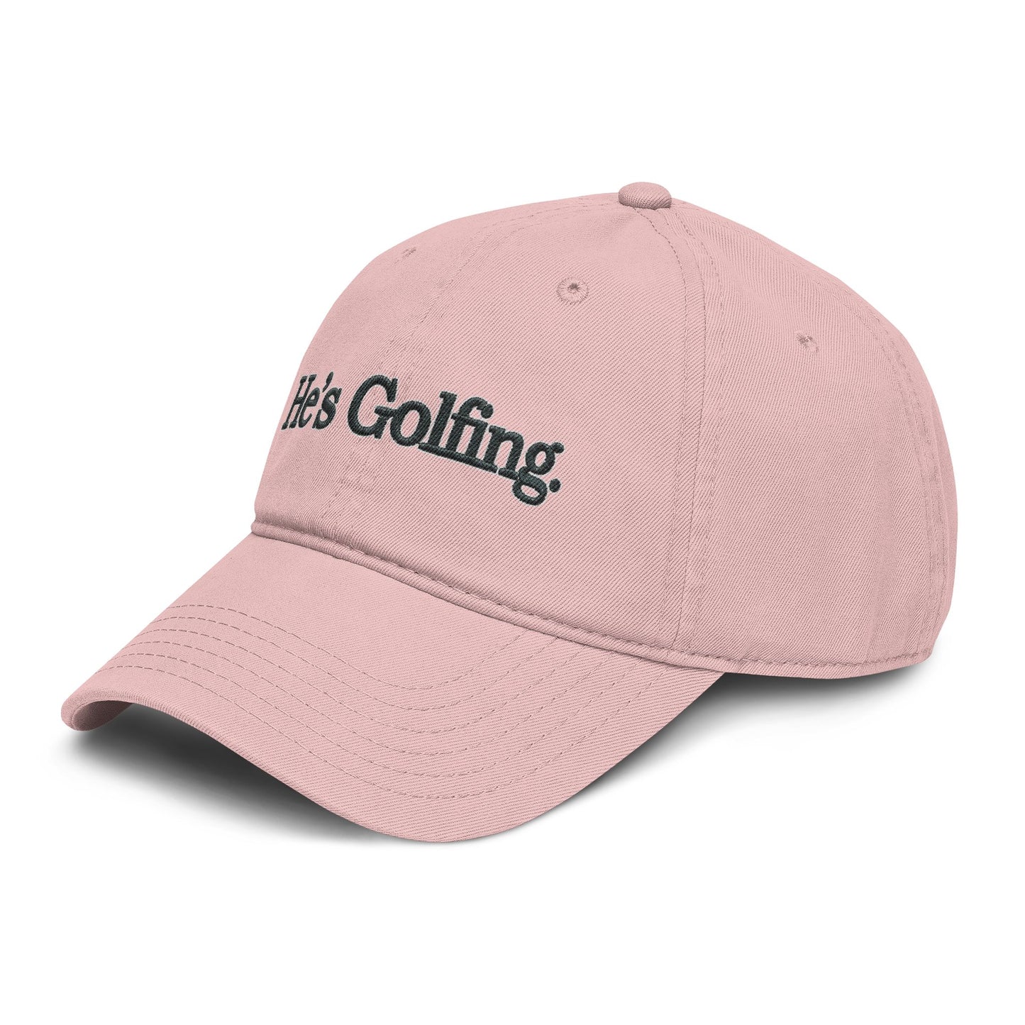He's Golfing Washed Baseball Cap – Casual Golf Hat for Men