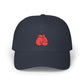 Dad Cap with Red Boxing Gloves Embroidery – Vintage Sports Baseball Hat Hats Printify Navy One size