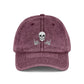 Dead Chill – Skull & Skeleton Hands Baseball Cap Hats Printify One size Maroon