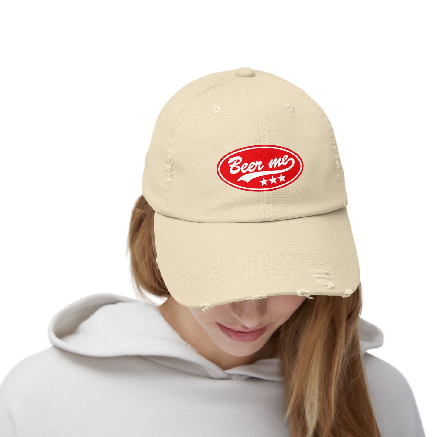 Beer Me Distressed Cap – Retro Patch Beer Hat for Brewers & Bar Fans