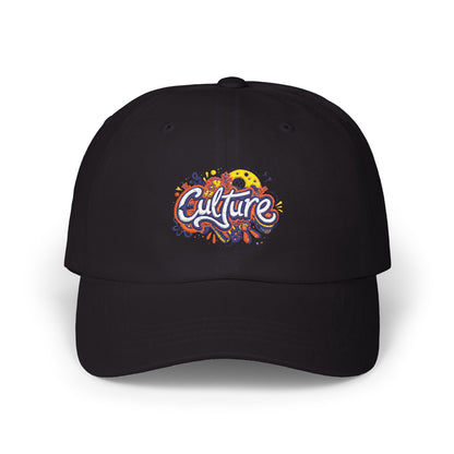 Classic Dad Cap — 'Culture' Colorful Graffiti Embroidered Baseball Hat Hats Printify Black One size