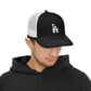 Embroidered LA Logo Snapback Trucker Cap Hats Printify