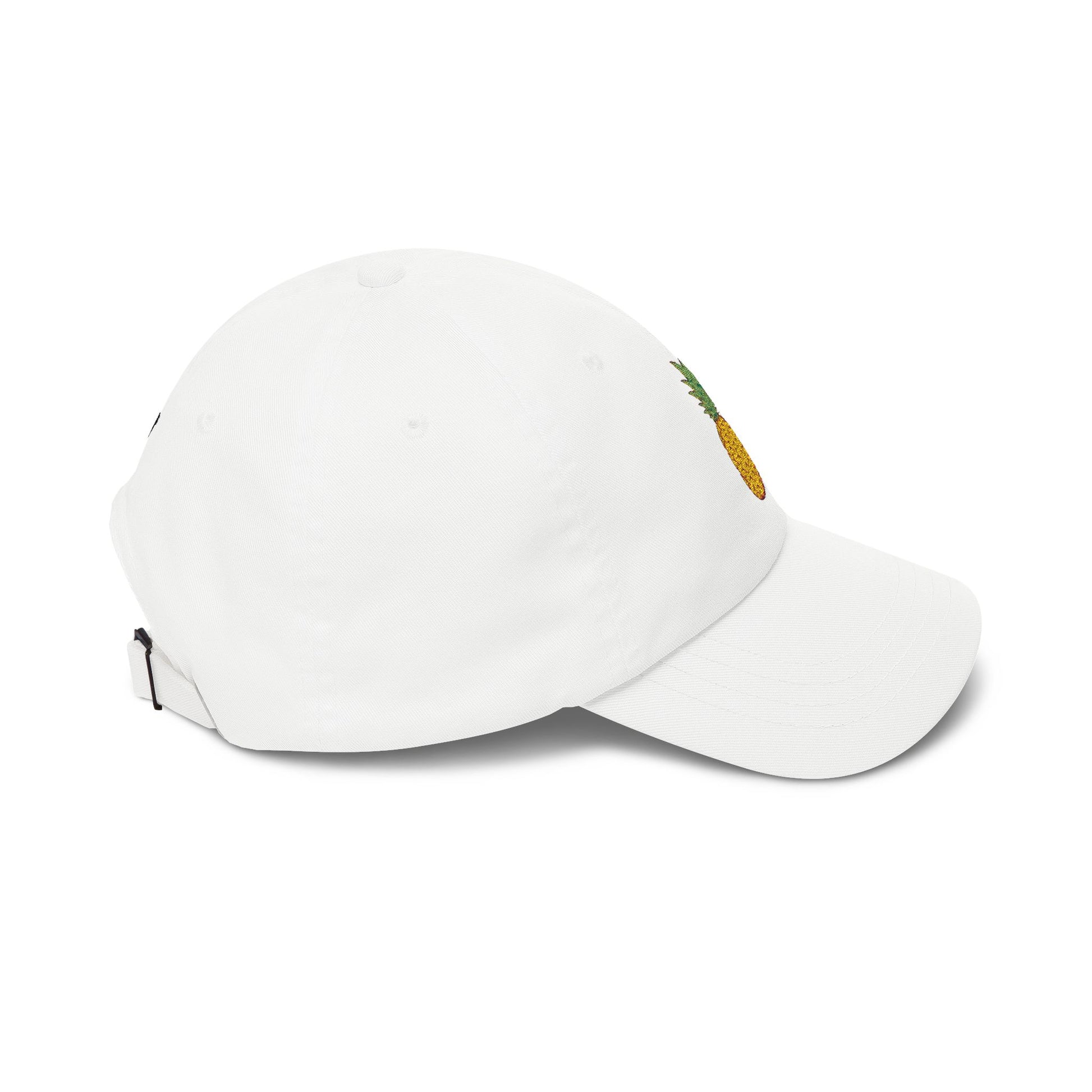 Pineapple Embroidered Dad Cap — Tropical Pineapple Baseball Hat Hats Printify