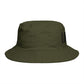 London Embroidered Bucket Hat — Minimal City Travel Sun Hat