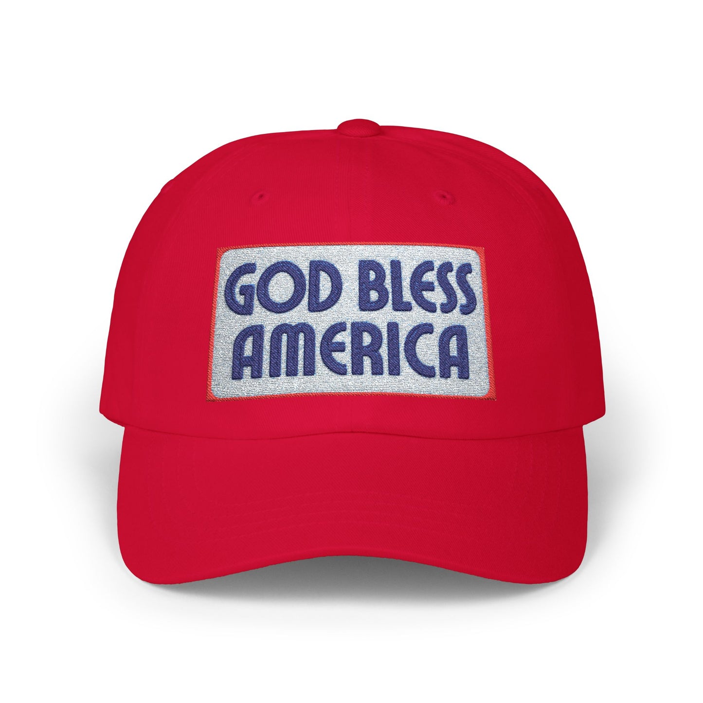 God Bless America Dad Cap — Patriotic Embroidered Baseball Hat