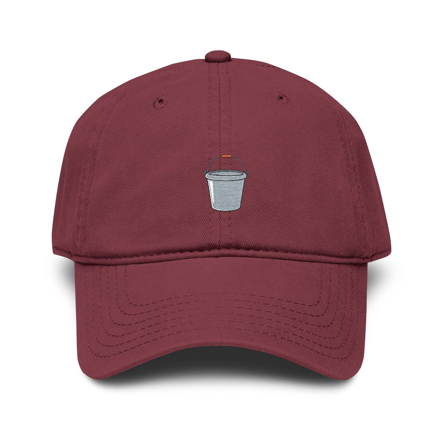Shaved Ice Embroidered Washed Baseball Cap Hats Printify One size Maroon