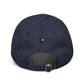 Washed Cotton Baseball Cap with Retro "Cola" Script Embroidery Hats Printify