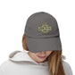 Distressed John Deere Logo Cap — Vintage Farm Equipment Baseball Hat