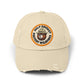 Unisex Distressed Cap Hats Printify Stone One size