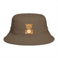 Teddy Bear Bucket Hat — Cute Brown Plush Toy Graphic Sun Hat Hats Printify