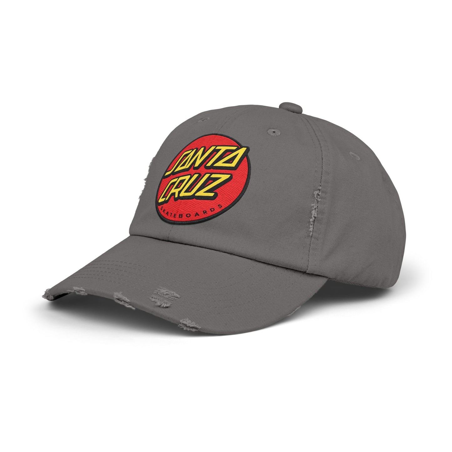 Santa Cruz Logo Distressed Cap – Vintage Skate Dad Hat