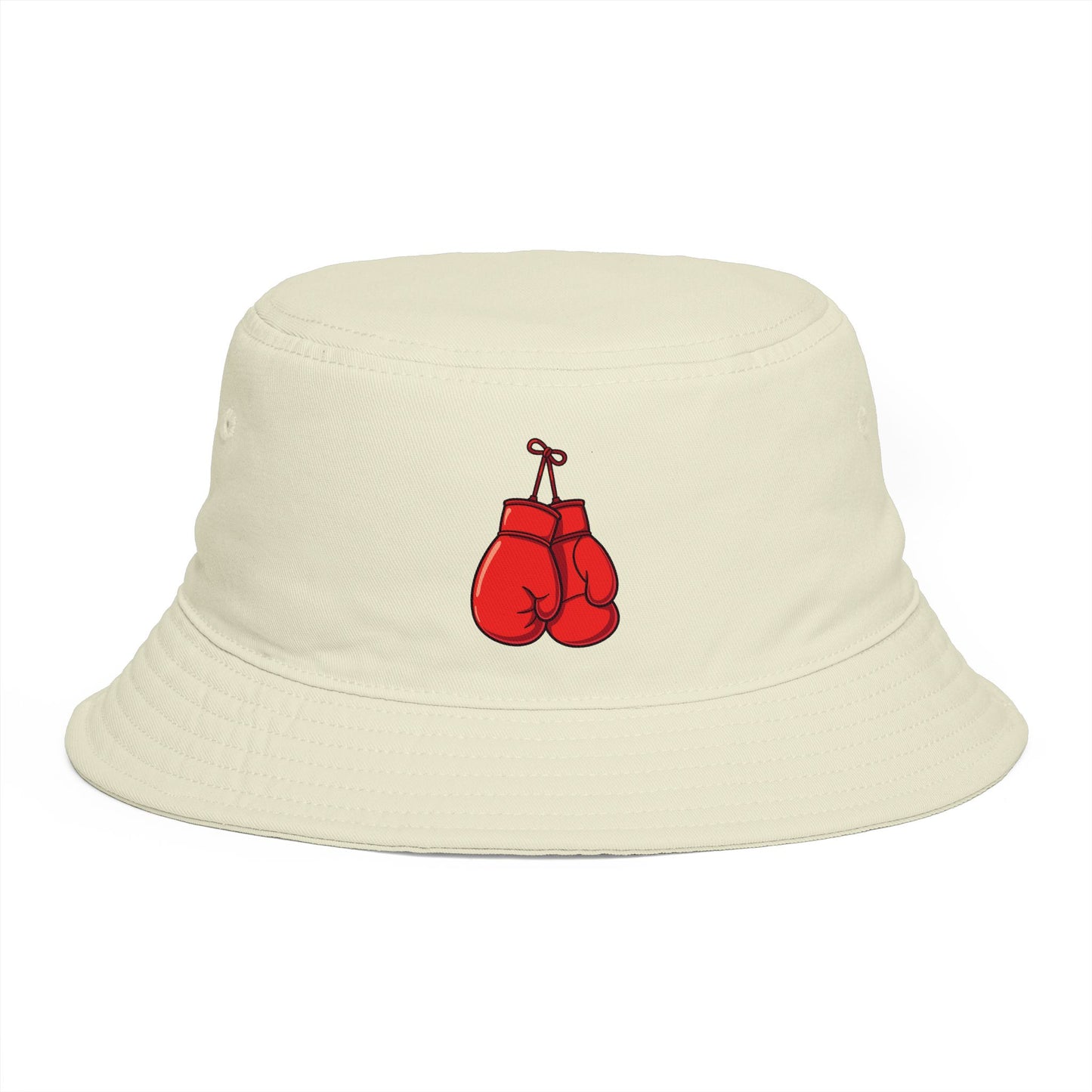 Boxing Gloves Buckethat - Retro Sport Embroidered Bucket Hat Hats Printify