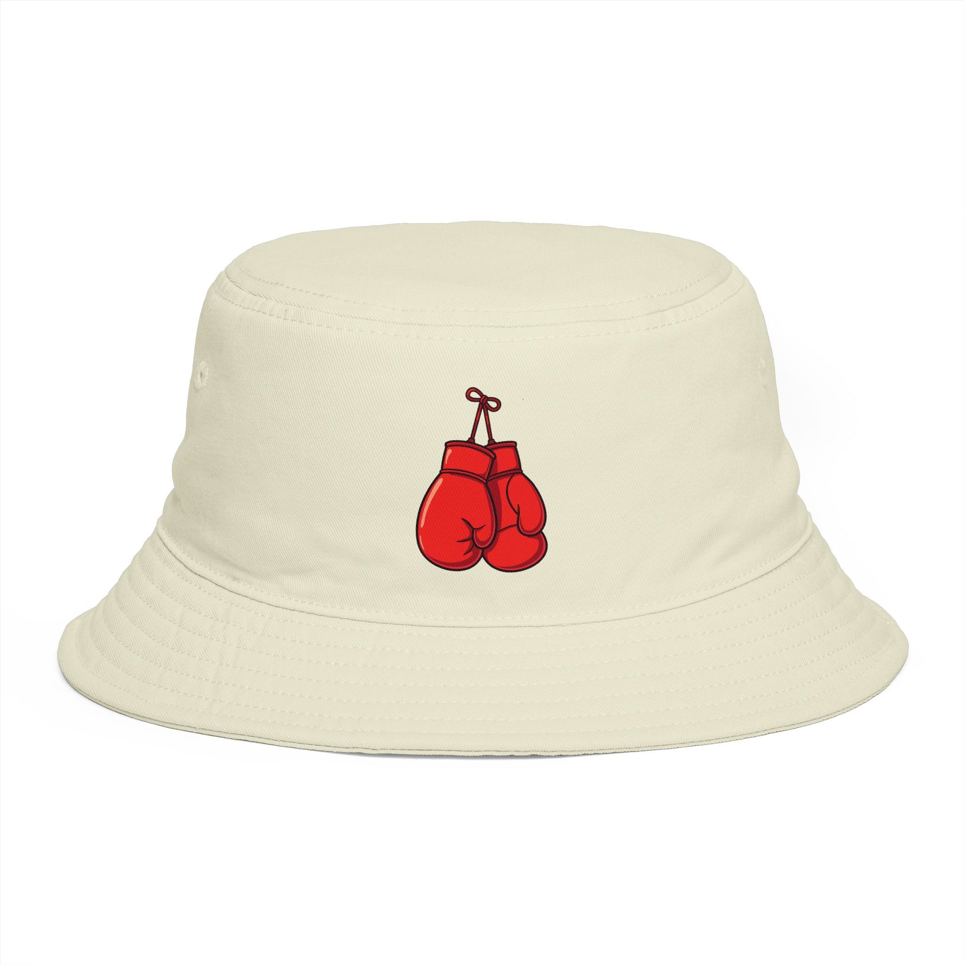 Boxing Gloves Buckethat - Retro Sport Embroidered Bucket Hat Hats Printify