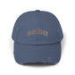 Mother Distressed Baseball Cap — Vintage Mom Hat, Casual Everyday Mom Gift