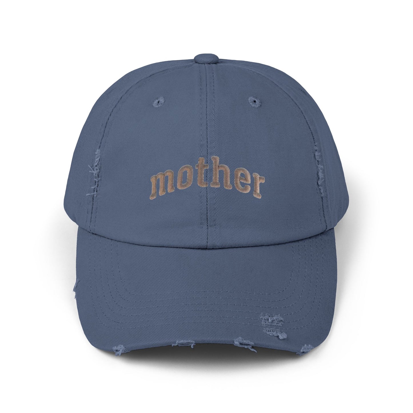Mother Distressed Baseball Cap — Vintage Mom Hat, Casual Everyday Mom Gift