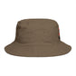 No Kings Bucket Hat — Rebellious Crown Graphic Cotton Bucket Hat