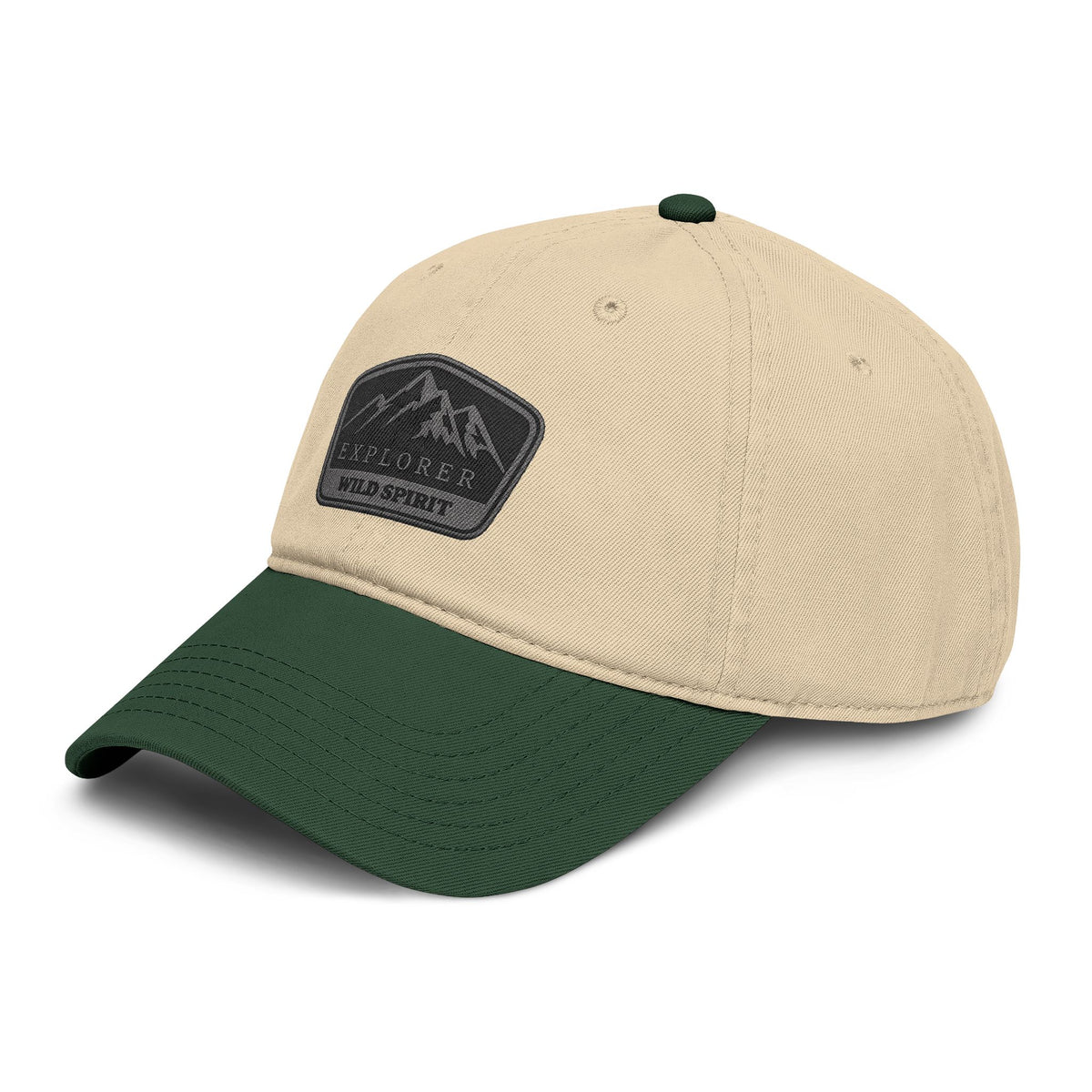 Explorer Wild Spirit Washed Baseball Cap Hats Printify