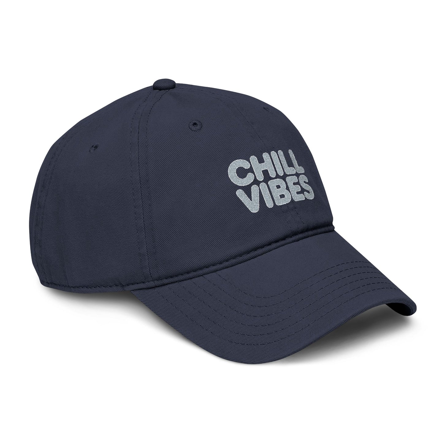 Chill Vibes Washed Baseball Cap Hats Printify