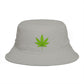 Cannabis Leaf Bucket Hat — Brown Marijuana Graphic Sun Hat Hats Printify One size Storm