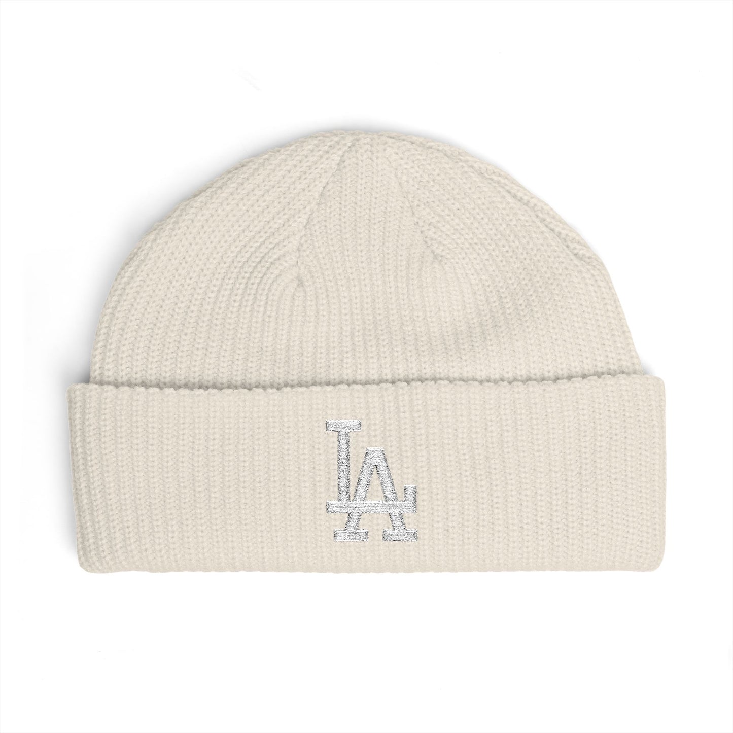 Cuff Beanie Hats Printify One size Ecru