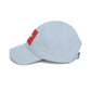 Dad Cap with Swiss Flag Embroidered Patch — Classic White Adjustable Hat
