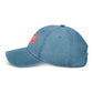 Denim Hat — Embroidered “Beer Me” Vintage Patch Cap