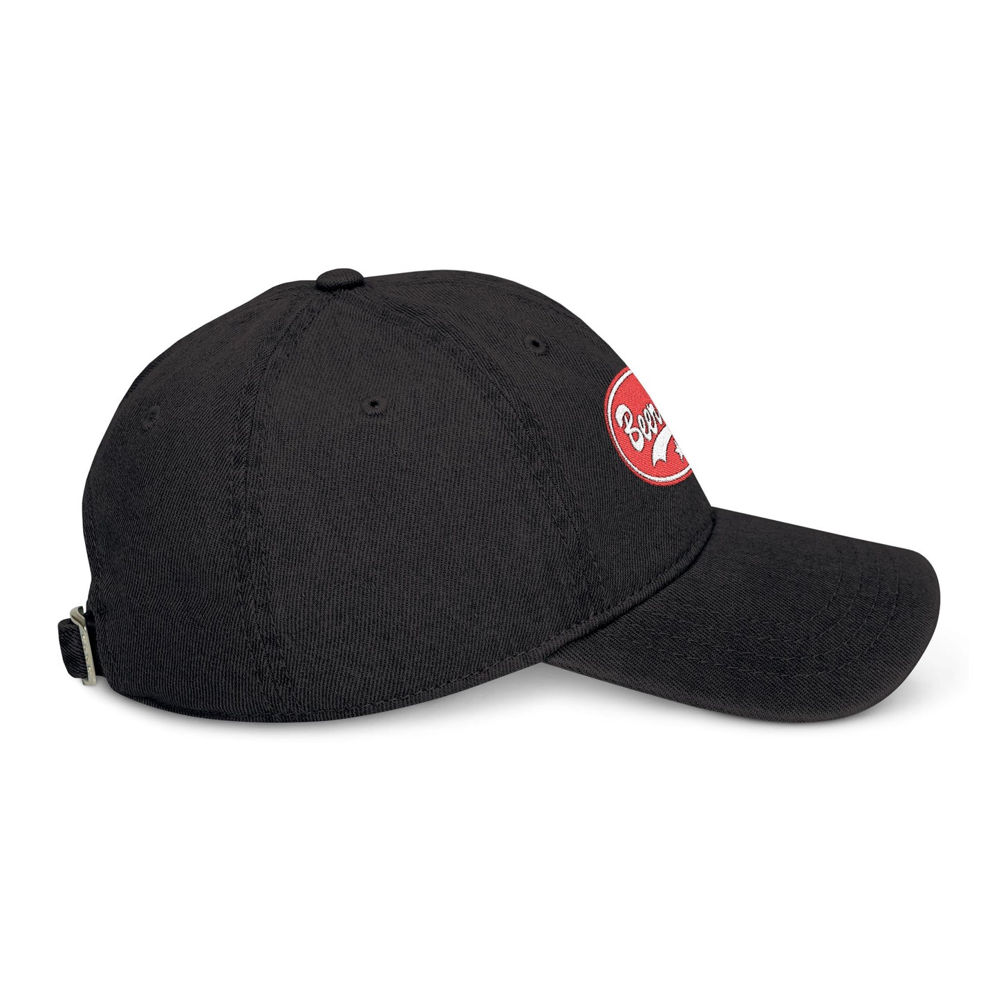 Denim Hat — Embroidered “Beer Me” Vintage Patch Cap