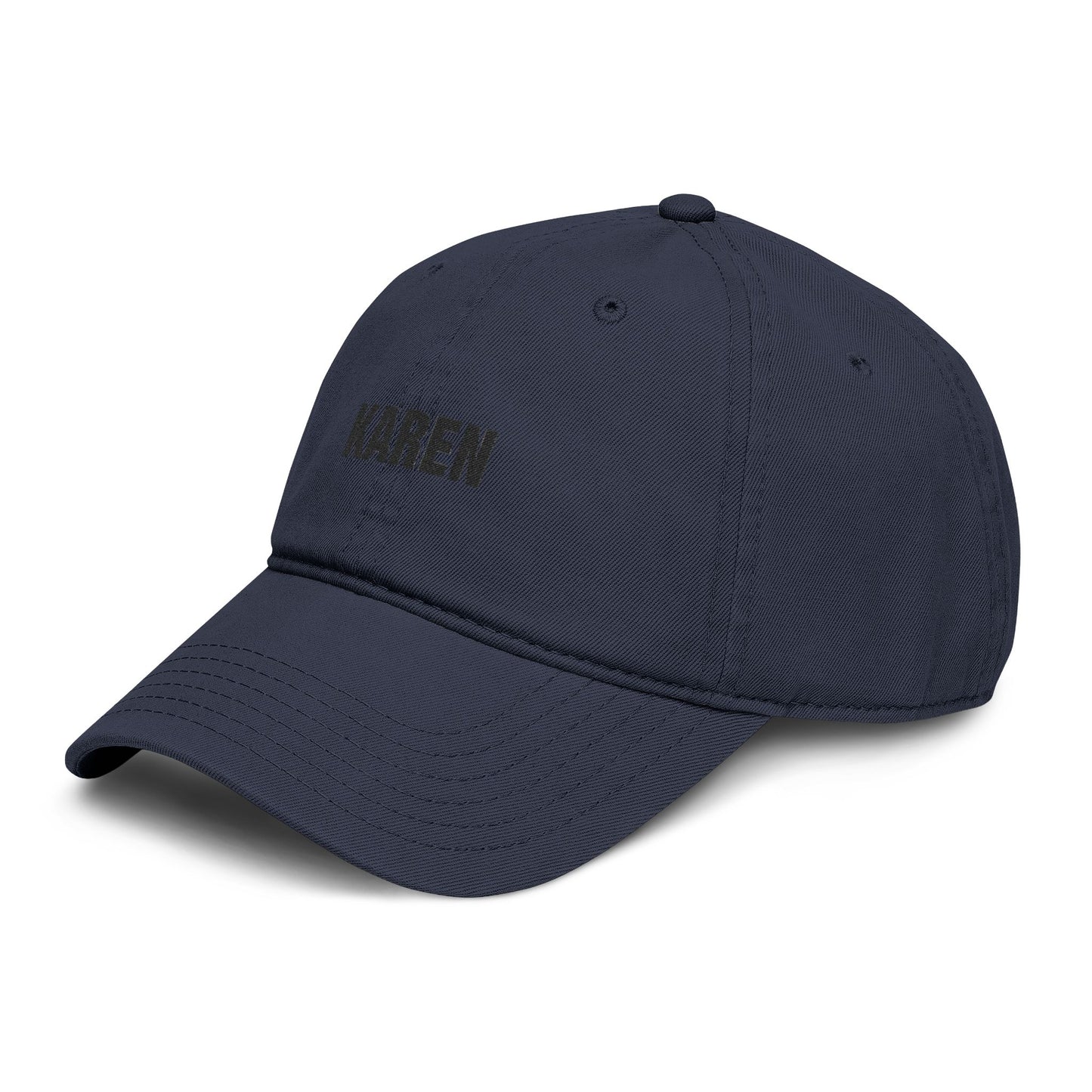 Karen Embroidered Washed Baseball Cap