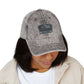 Vintage Embroidered Mountain Patch Cap — Washed Red Dad Hat Hats Printify