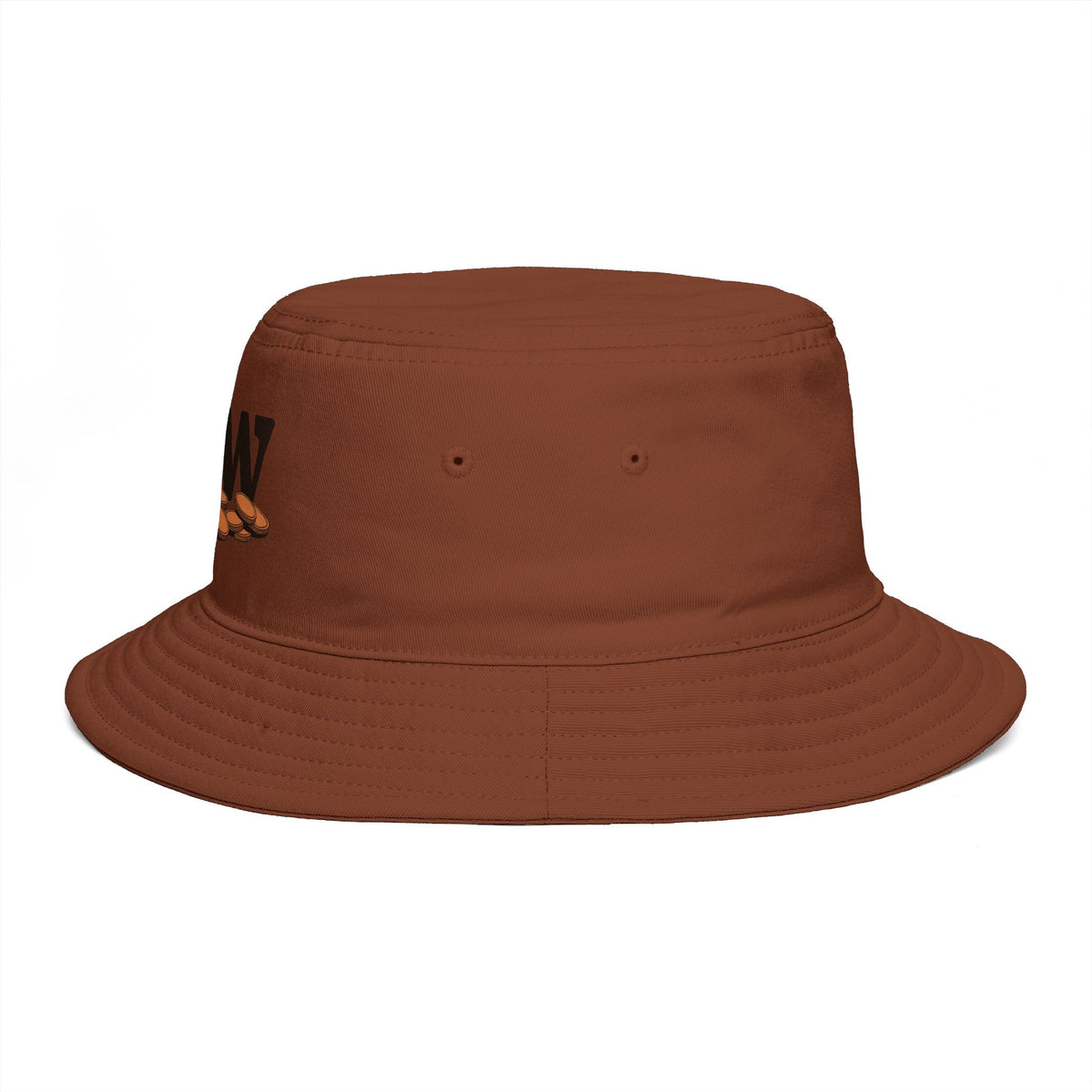 Bucket Hat — 'Jew' Logo with Bagels Embroidery | Retro Jewish Food Pride Cap Hats Printify