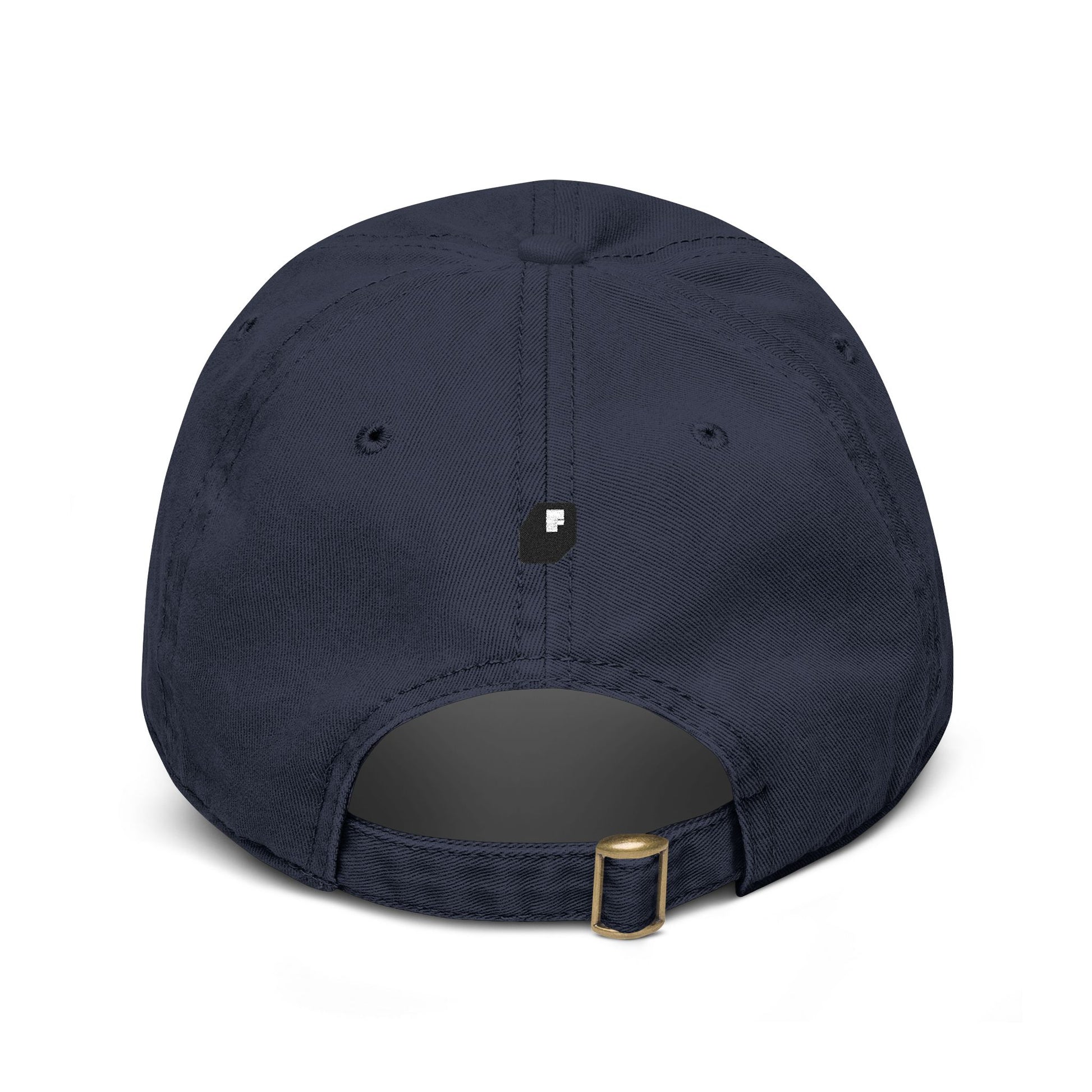 Washed Baseball Cap with Green Glitter Cannabis Leaf Embroidery Hats Printify