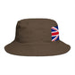 Union Jack Bucket Hat — British Flag Cotton Sun Hat
