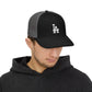 Embroidered LA Logo Snapback Trucker Cap Hats Printify